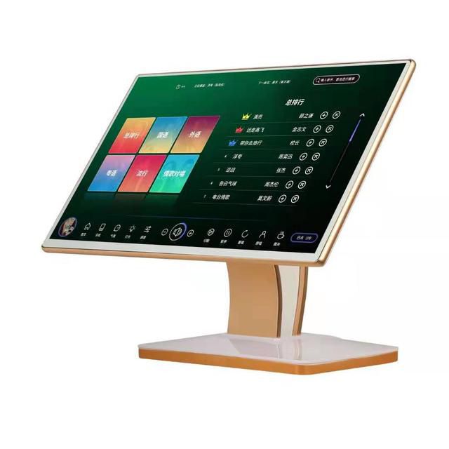 5铝合金最新款电容触摸点歌一体机