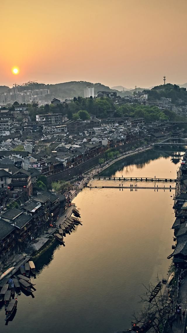 9張鳳凰古城航拍美景 適合做手機高清壁紙 Iphone和安卓通用 Pcnow